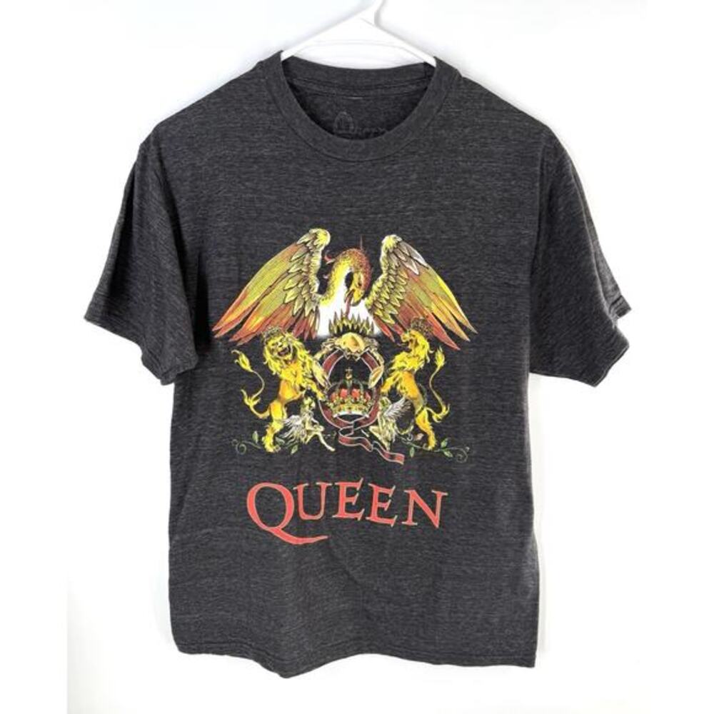 queen band t shirt Tee Size Medium Cotton Blend Gray
